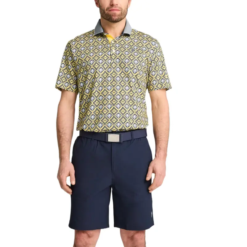 PUMA PTC Polo Shirt Men's Yellow-1