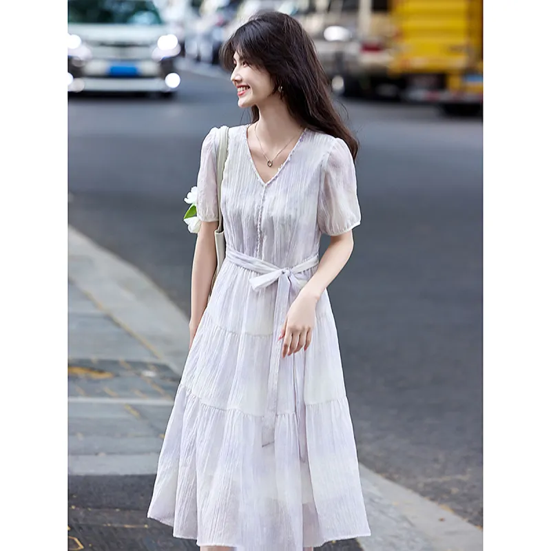 A Paradise For Awakening Short Sleeved Dress Women's-3