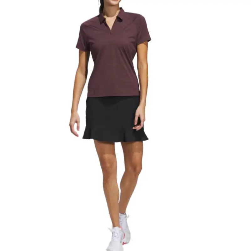 Adidas Free Shipping With AdiClub Ultimate365 Heathered Twistknit Polo Shirt-3