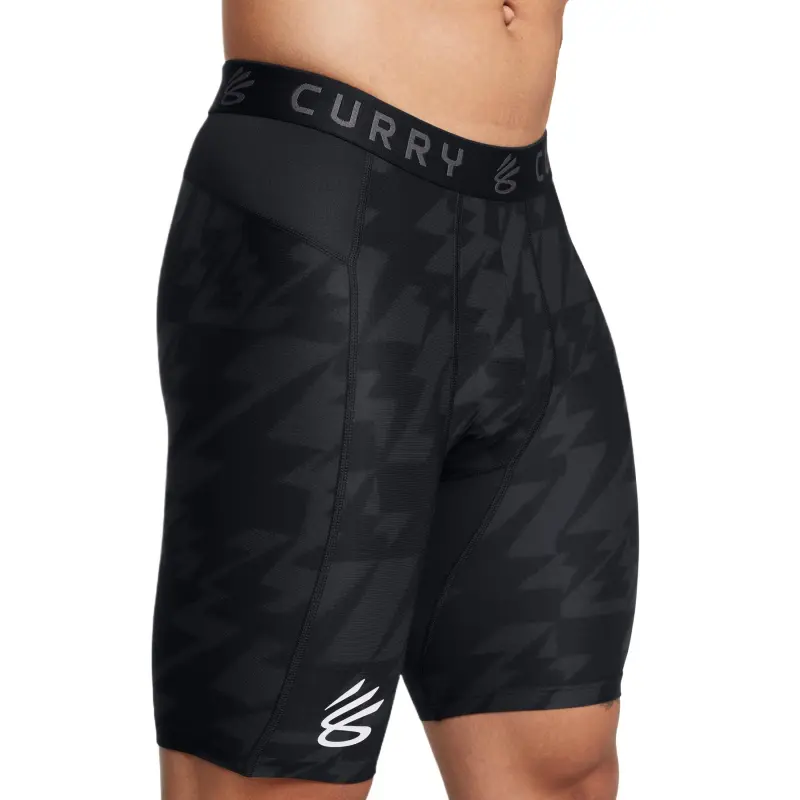 Under Armour Curry HeatGear Sports Shorts Men's Dark Gray Black-4