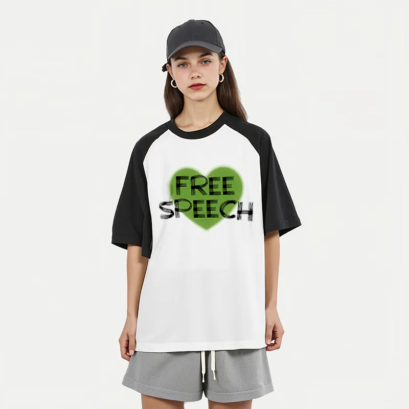 FAIRWHALE Drop Shoulder Sleeve T Shirt Women's-6