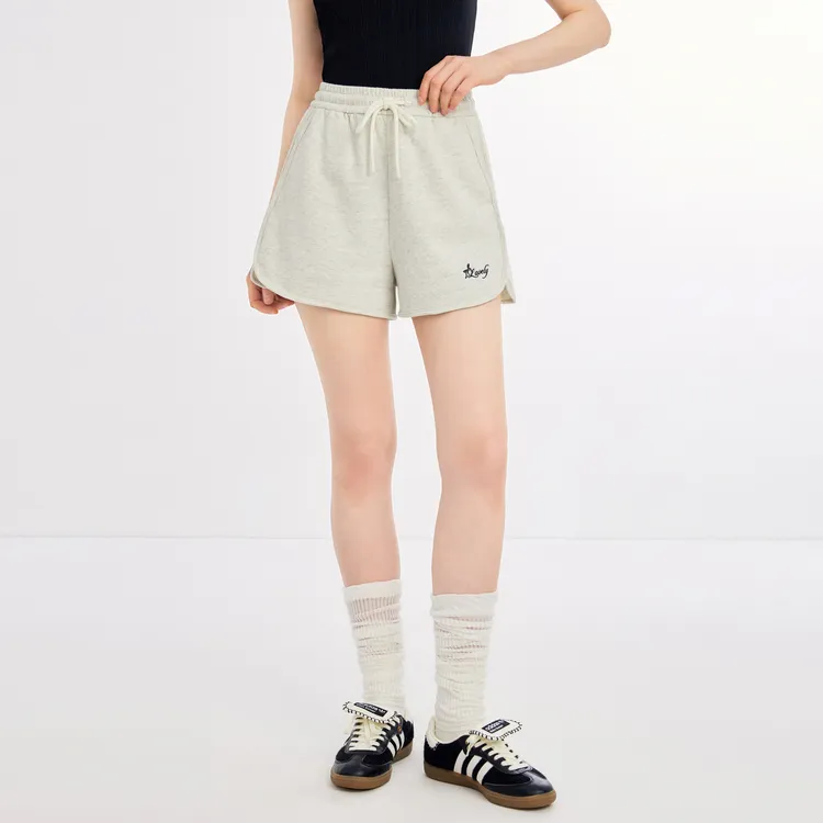 LEDIN Casual Shorts Women's Light Gray-2