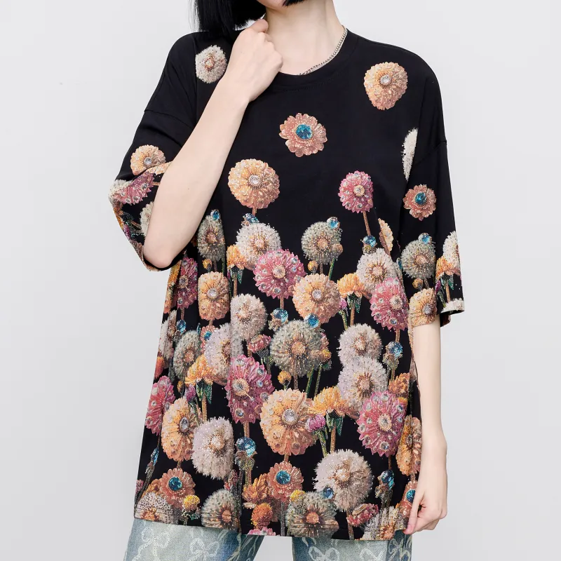 TCH T Shirts Women's Black-3