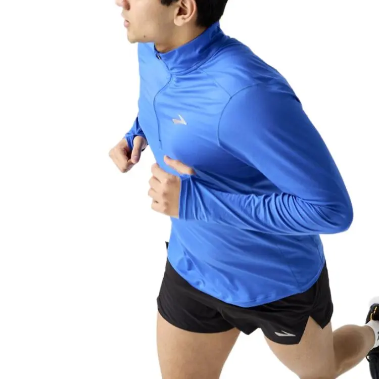 Brooks T Shirts Men New Blue-3