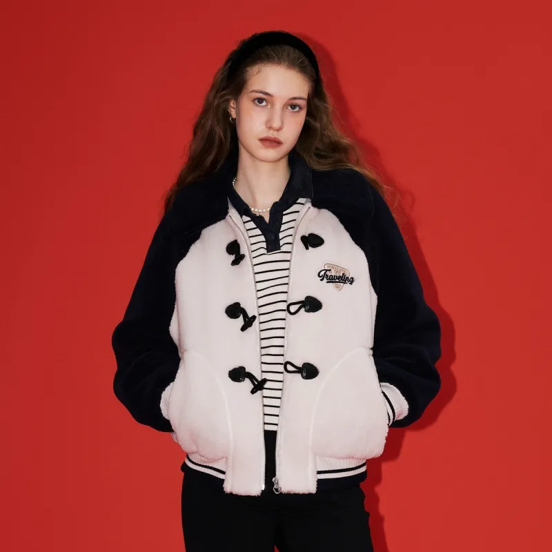 Teenie Weenie Cropped Coat Women's Ivory White-2