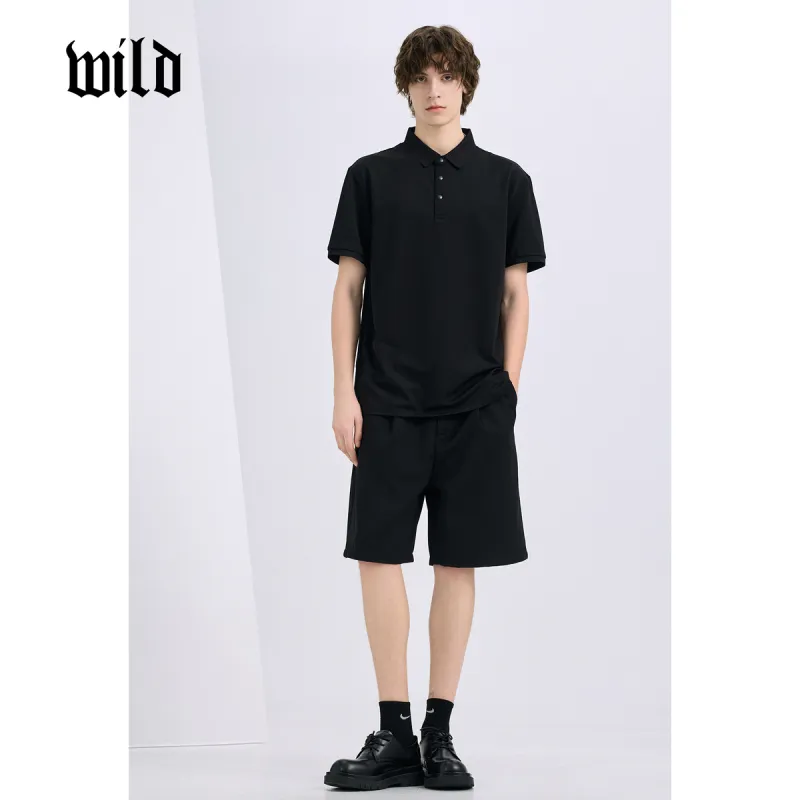 WILD LEADER Polo Shirts Men Black[TW5118136]-3