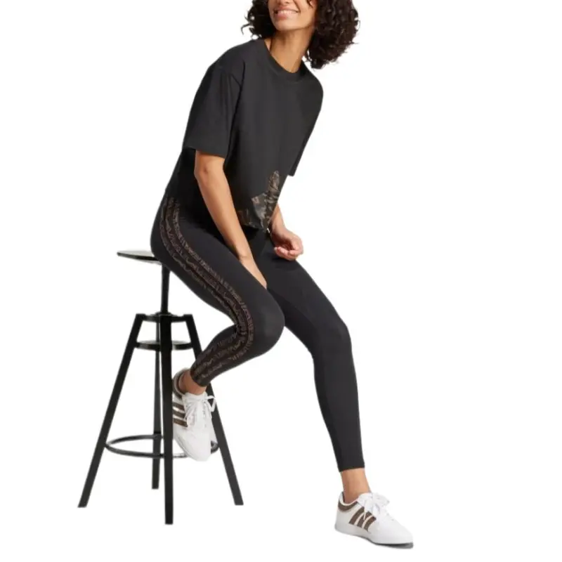 Adidas Free Shipping With AdiClub Rc Essentials Seasonal Animal Print Leggings-4