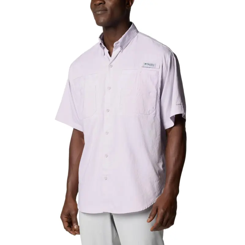 Columbia PFG Tamiami Shirt Men's Lavender Pearl Purple-2