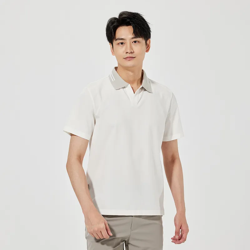 LESS IS MORE Polo Shirt Men's Ecru-3