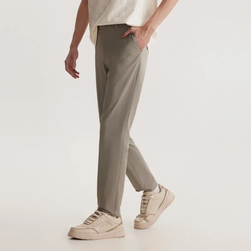 Cabbeen Casual Pants Men Fruit Gray-4