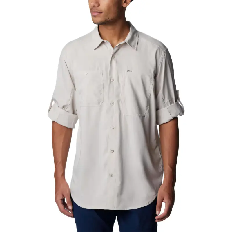 Columbia Silver Ridge Utility Lite Shirt Men's Dark Stones-1