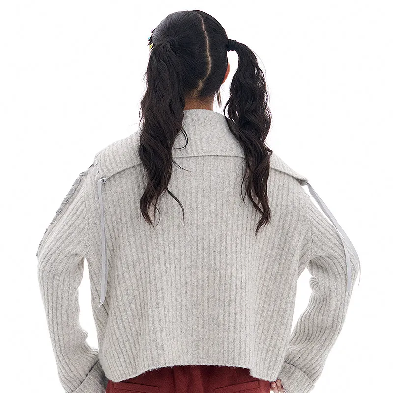 ELF SACK Sweater Women's Bear Gray-3