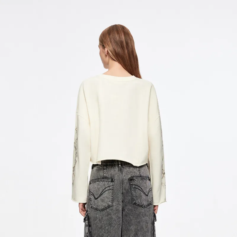 ONLY Sweatshirts Women's A06 Ancient White-2