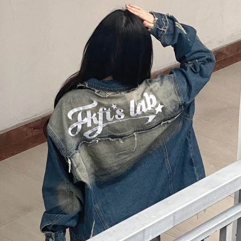 FKFT Denim Jackets Unisex-4