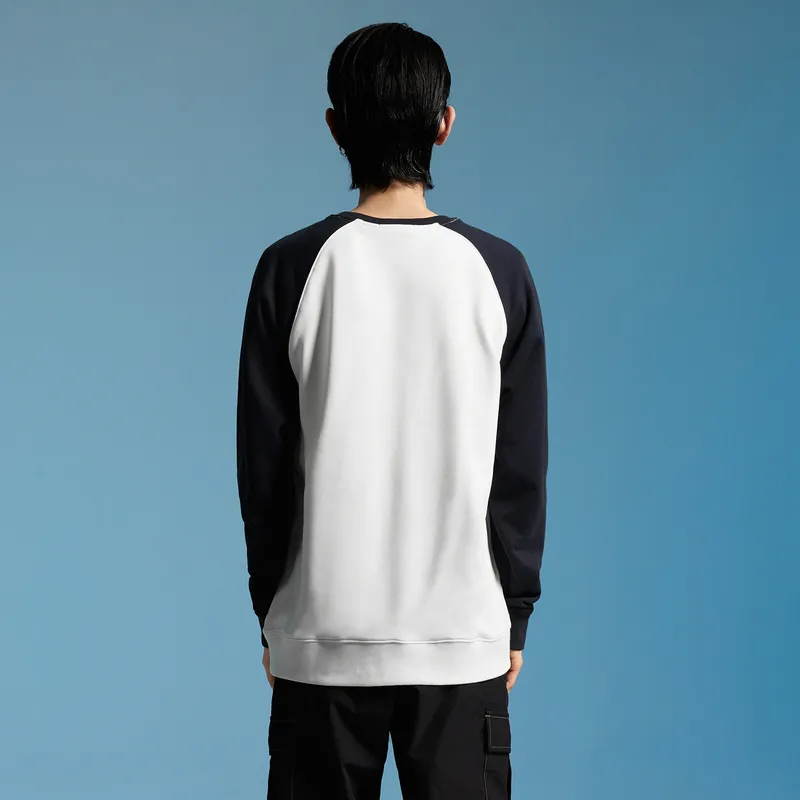 HLA JEANS Sweatshirts Men Navy Blue & Pink-2