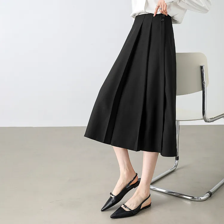 SENTUBILA Casual Long Skirts Women's-13