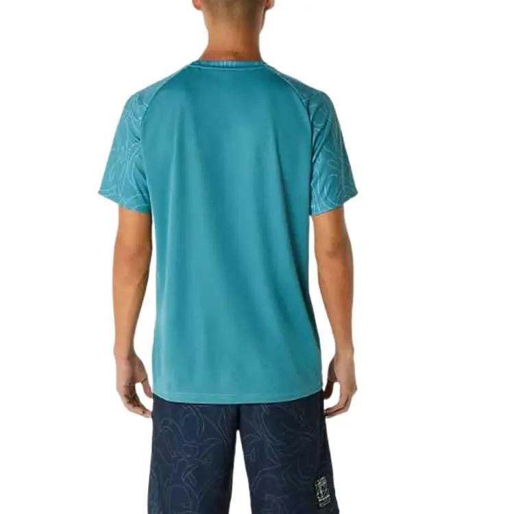 Asics T Shirt Men's Atlantis Blue-2