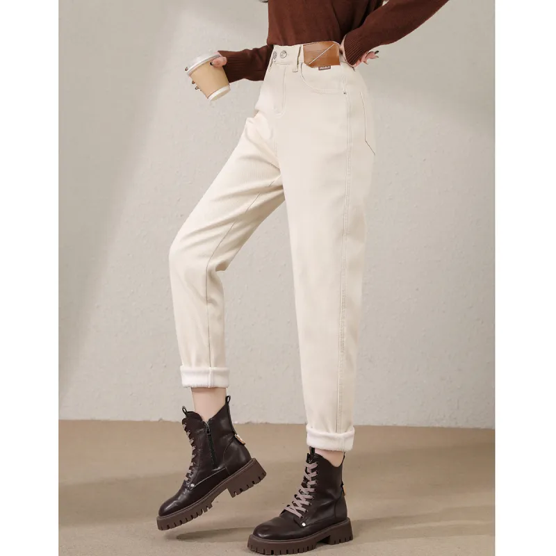 TERRE BLEUE Fall Winter Jeans Loose Fit Women's-9