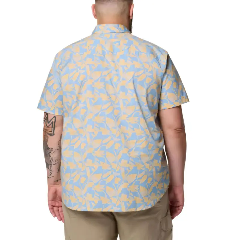 Columbia Rapid Rivers Shirt Men's Ripple Blue-1