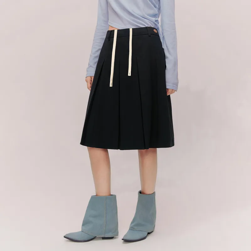 NO ONE ELSE Casual Short Skirts Women's Black-2