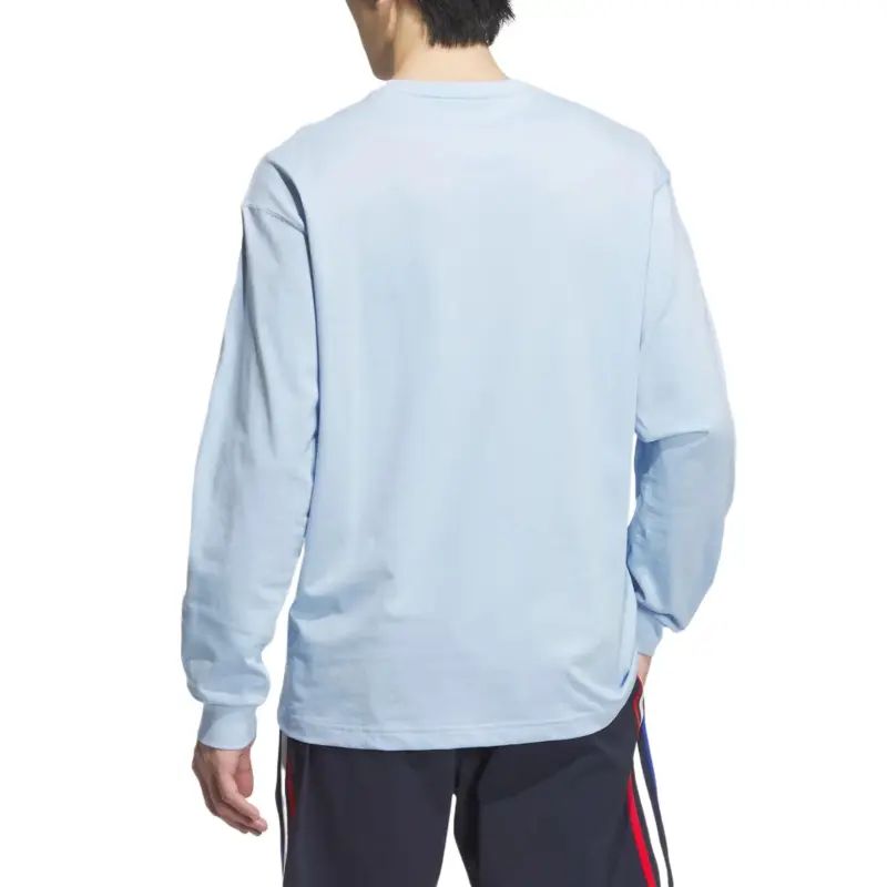 Adidas ESSENTIALS3 Stripes Plus T Shirt Men's Blue-2