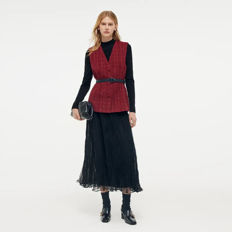 GOELIA Skirt Set Women's Pepper Red-4