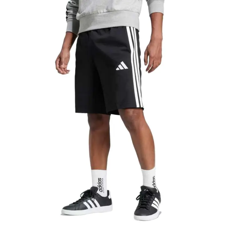 Adidas Essential3 Stripes Casual Shorts Men's Black-3