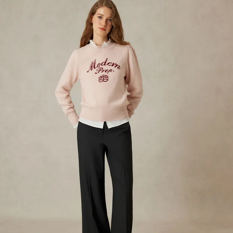 E.land Sweaters Women's Pink 25Pink-4