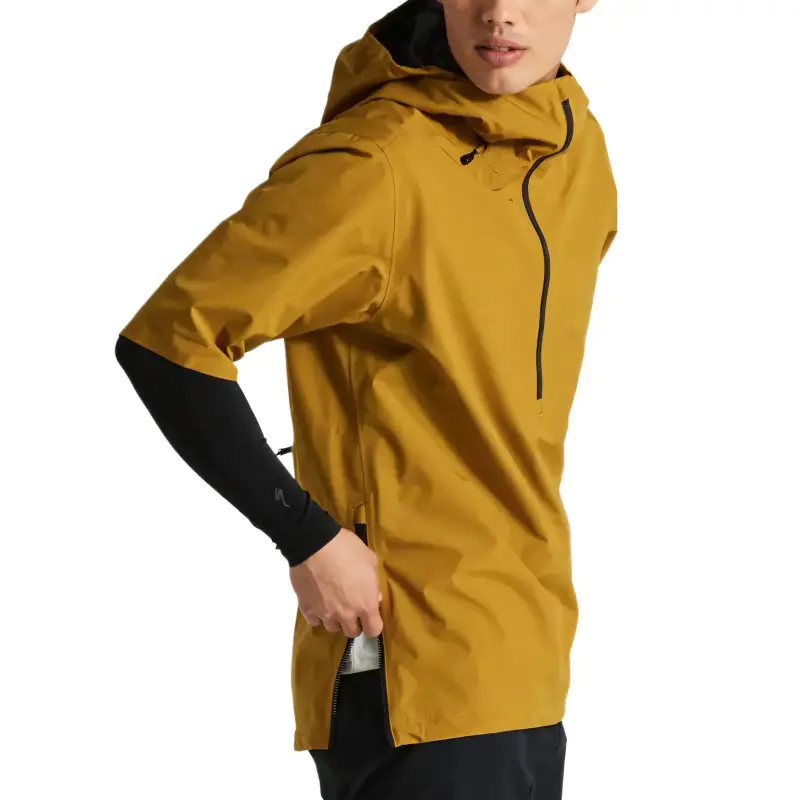 SPECIALIZED TrailShortSleeveRainAnorak Jacket Men's Yellow-2