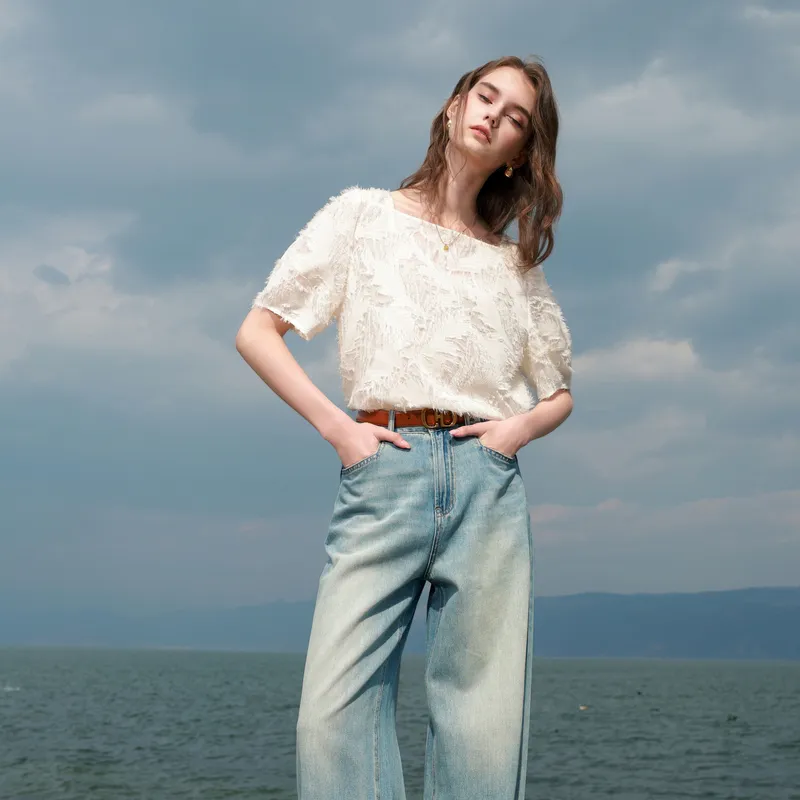 3COLOUR Chiffon Shirts Women's-6