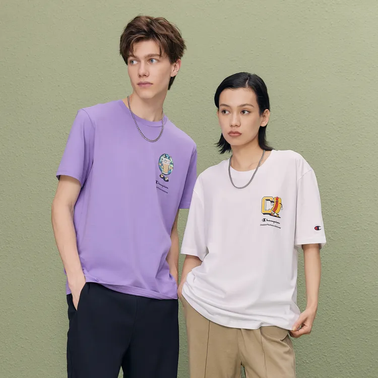 Champion T Shirt Europe Version Unisex-2