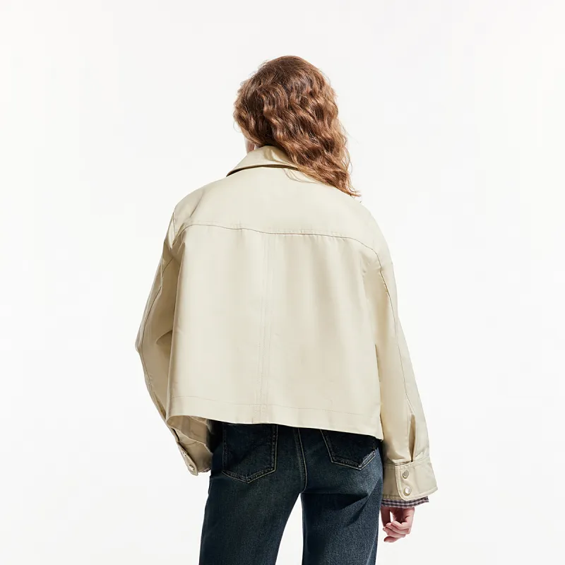 ONLY Cropped Coats Women's C06 Mist Green-2