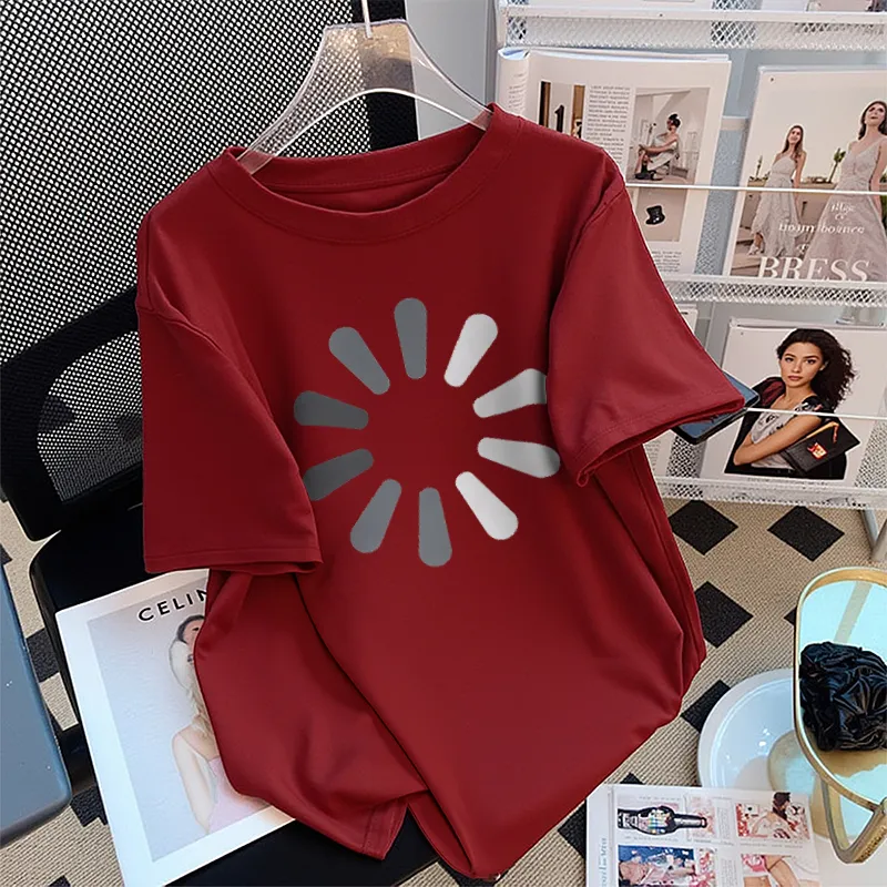 FAIRWHALE Drop Shoulder Sleeve T Shirt Women's-8