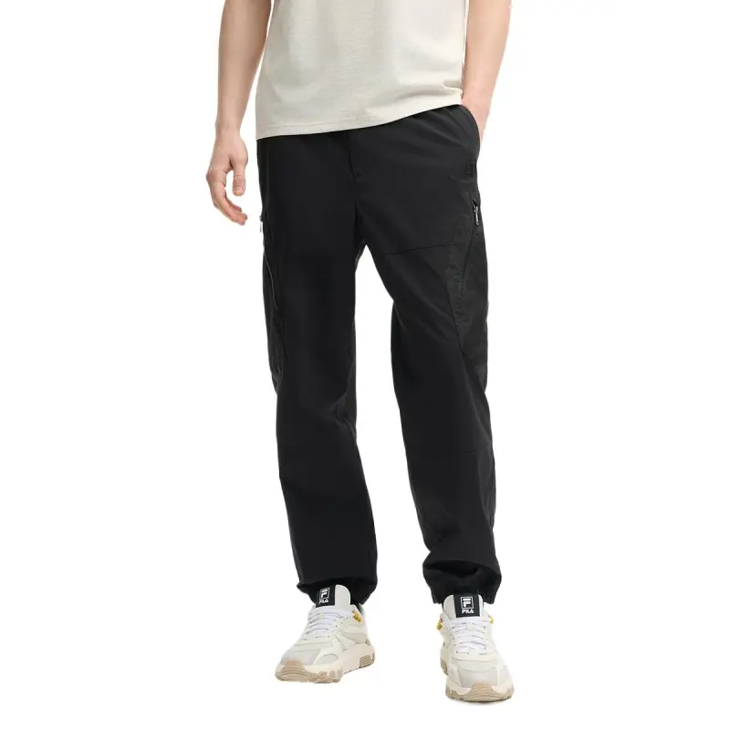 FILA MILANO Collection Casual Pants Men's Jet Black-2