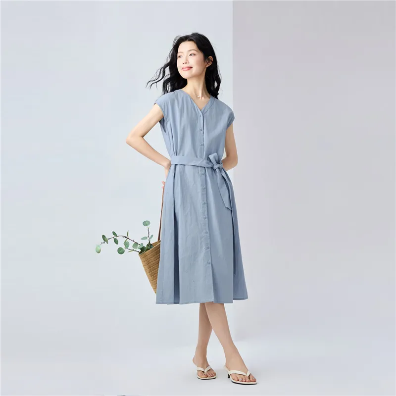 UNIQLO Short Sleeved Dress Women's-11
