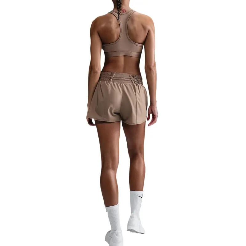 Nike Swoosh Medium Support Sports Underwear Women's Mink Fur Brown-4