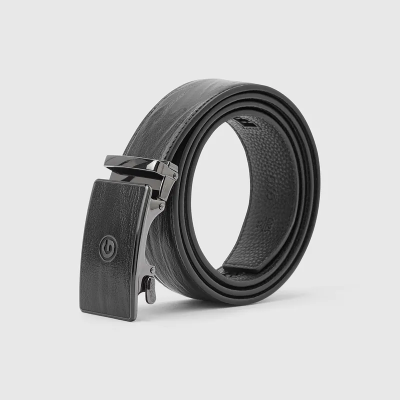 GXG Cow Leather Leather Belts Men's 3.5cm-4