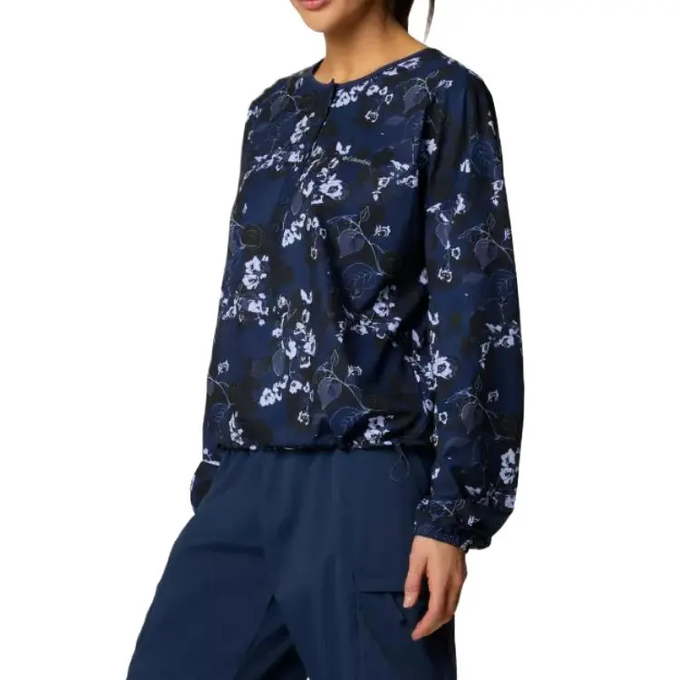 Columbia Boundless Avenue Omni Shade Omni Shield Knitwear Women's Marine Blue-2