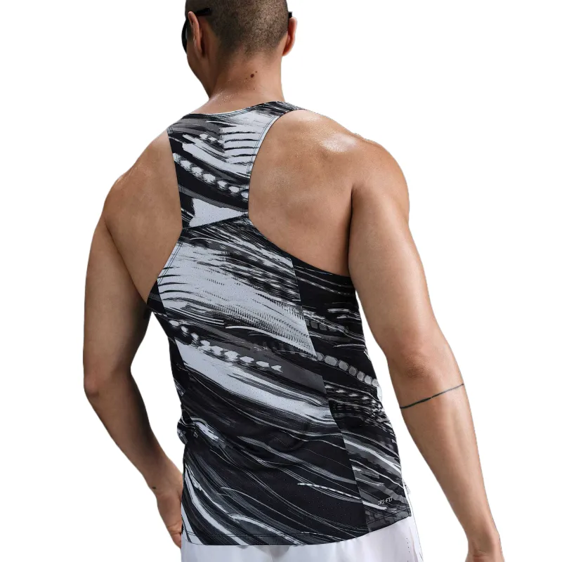 Nike Dri Fit Top Men's Black White-1