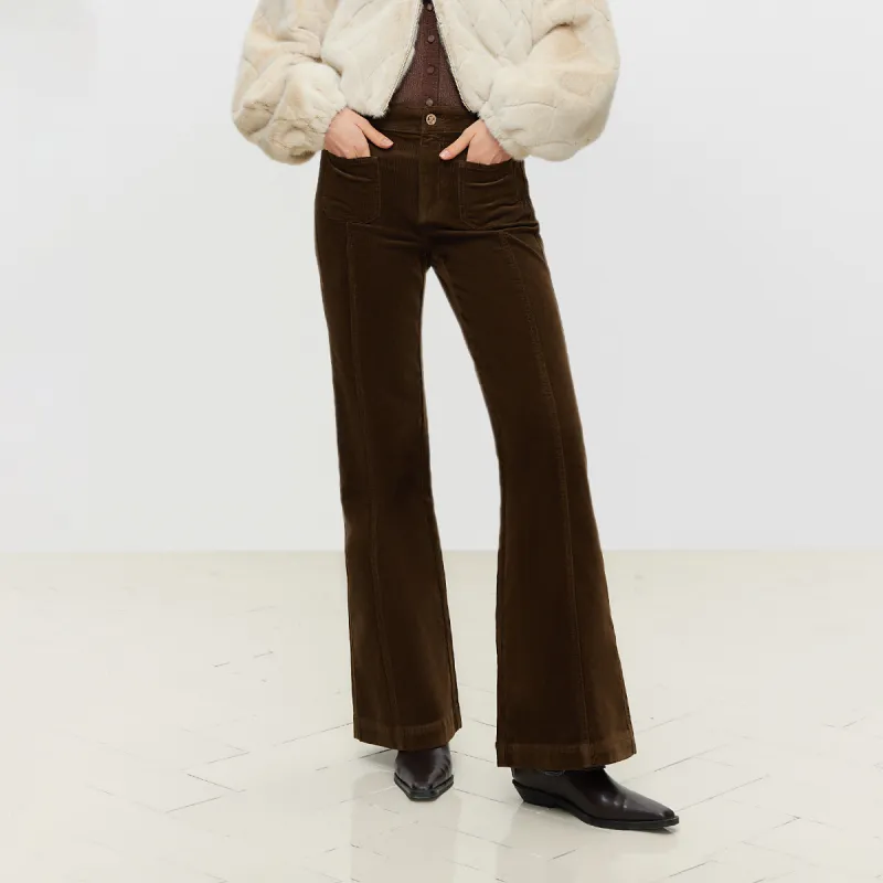 ONLY Casual Pants Women's E08 Palm Tree Brown-2