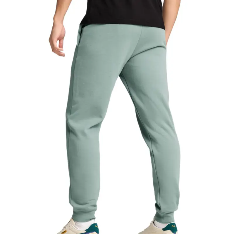 PUMA Essentials No. 1 Knitted Sweatpants Men's Green-3