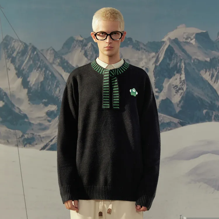 Bosieagender X Little Flower Sweater Unisex-3