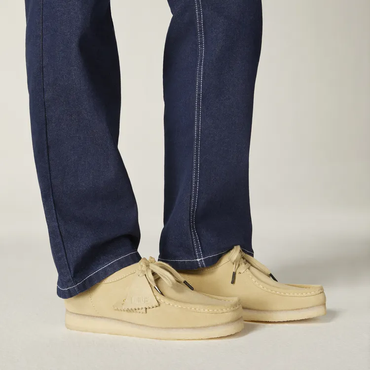 Clarks Originals Wallabee Boots 'Beige' Women's-5
