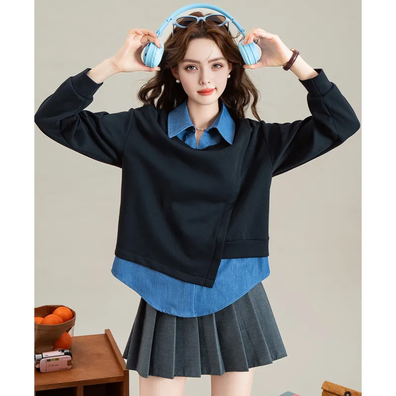 FAWENXIANGZI Sweatshirt Women's-2