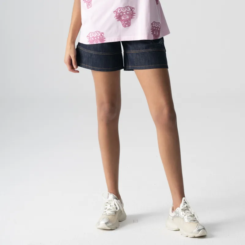 TCH Casual Shorts Women's Denim Blue-2