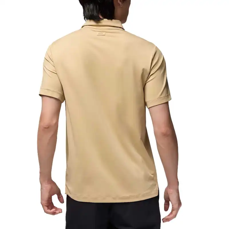 Jordan Sport Polo Shirt Men's Beige Yellow-1