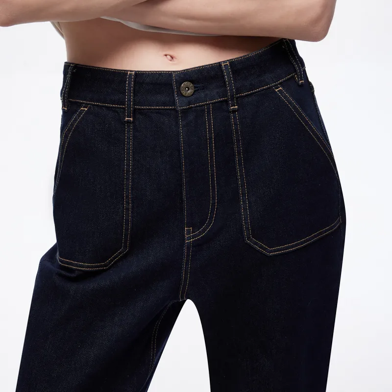 ONLY Jeans Women's Washed Blue Denim-4