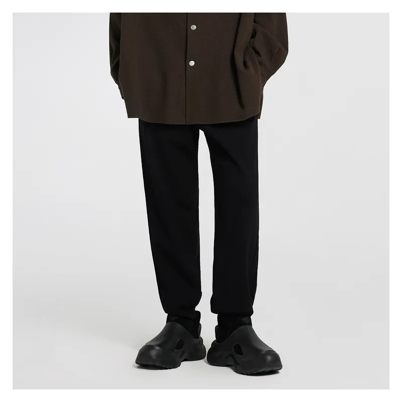 CROQUIS Casual Pants Unisex 001 Jet Black-2