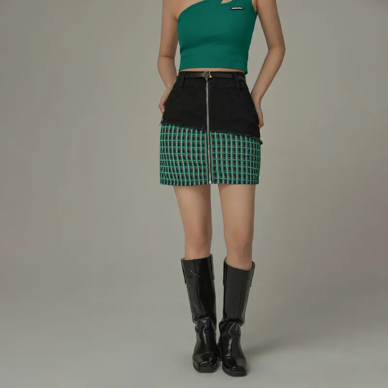 CHUU Casual Short Skirts Women's Black-2