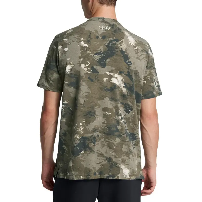 Under Armour Project UA Rock T Shirt Men's Green Camouflage-1
